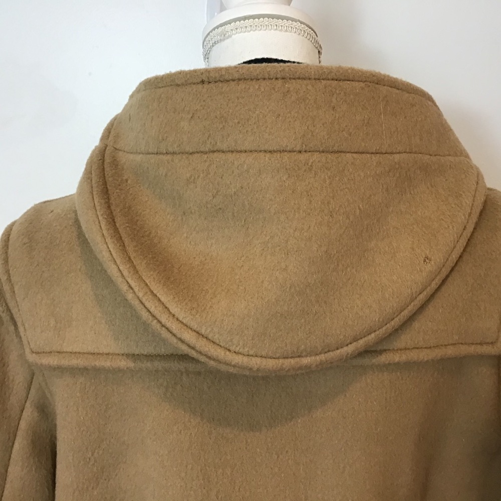 LL BEAN VTG TOGGLE DUFFLE WOOL COAT ENGLAND SZ 14 - Picture 11 of 16